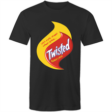 Load image into Gallery viewer, Twisted (Twisties) Black Tee