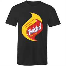 Load image into Gallery viewer, Twisted (Twisties) Black Tee
